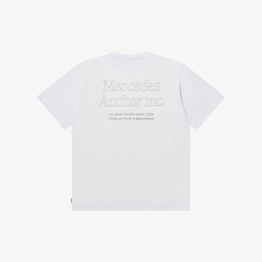 OUTLINE LOGO TEE WHITE
