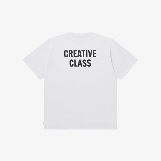 CREATIVE CLASS POCKET TEE WHITE