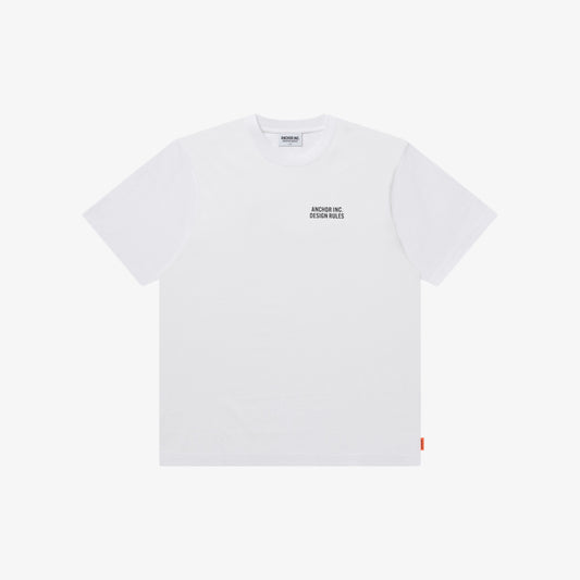 DESIGN RULES TEE WHITE