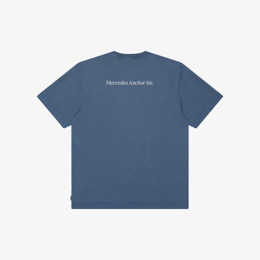 ONE LINE LOGO PIGMENT DYE S/S TEE LAVENDER