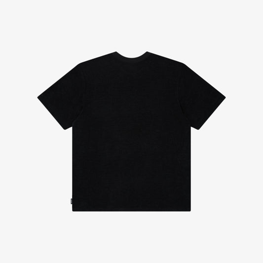 LOGO PILE TEE BLACK