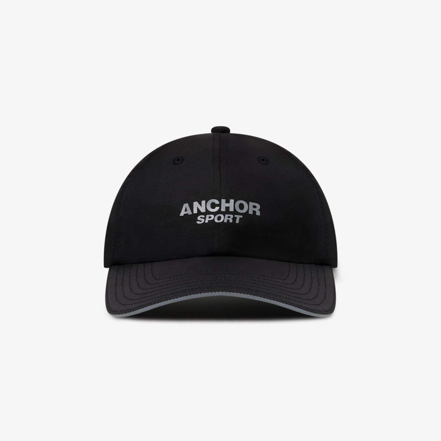 REFLECTIVE SPORT LOGO CAP BLACK