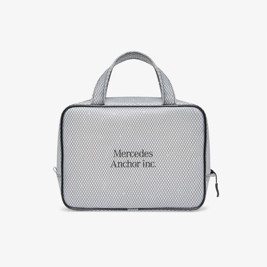 PVC MESH POUCH WHITE