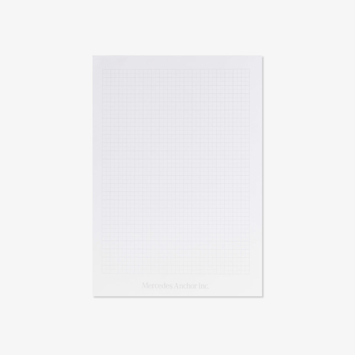 GRID MEMO PAD WHITE