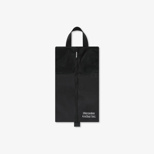 MESH GYM SHOES BAG BLACK
