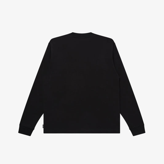 MOCKNECK L/S TEE BLACK