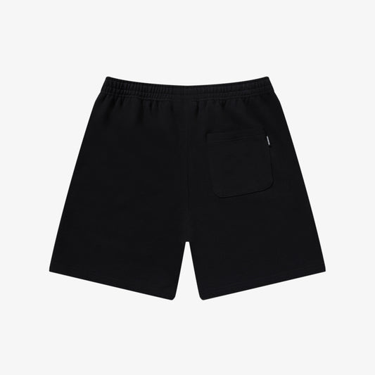 BOLD LOGO PATCHED SWEAT SHORTS BLACK
