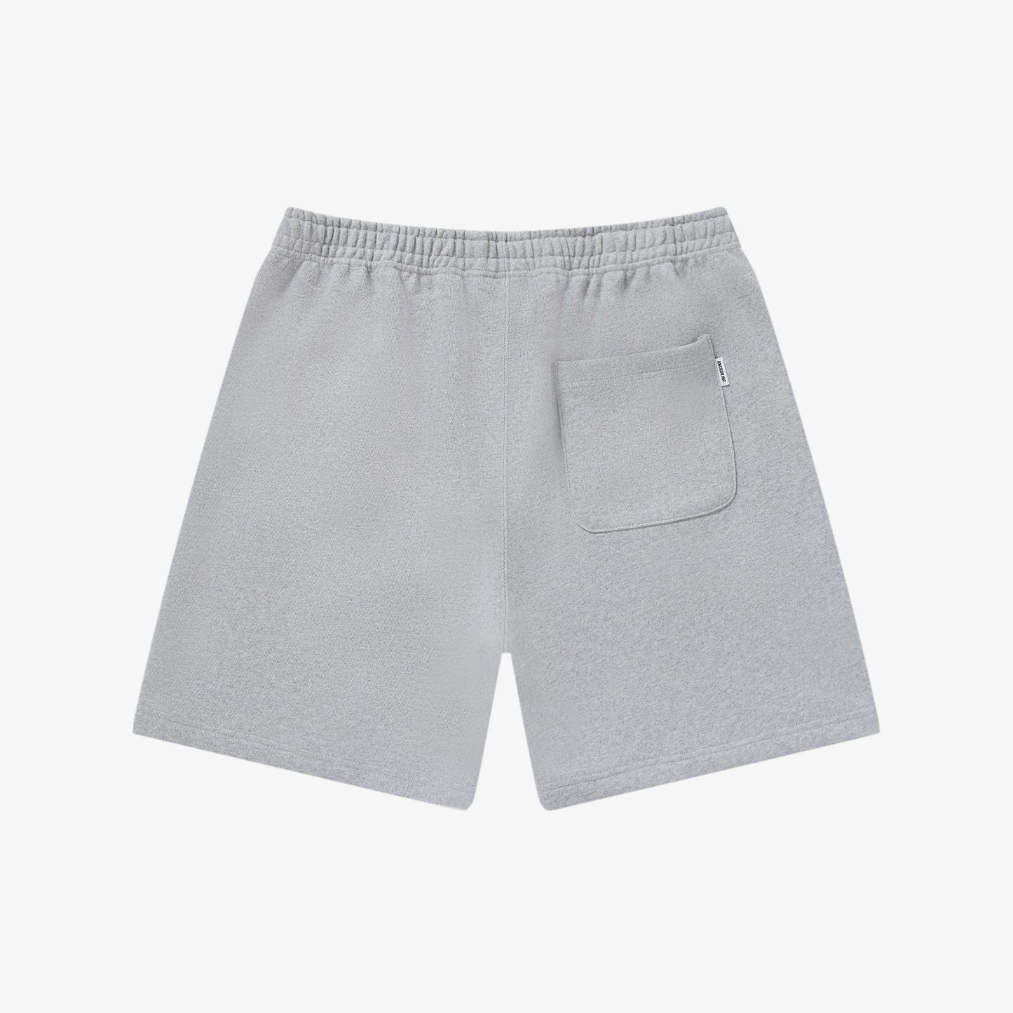 BOLD LOGO PATCHED SWEAT SHORTS HEATHER GRAY