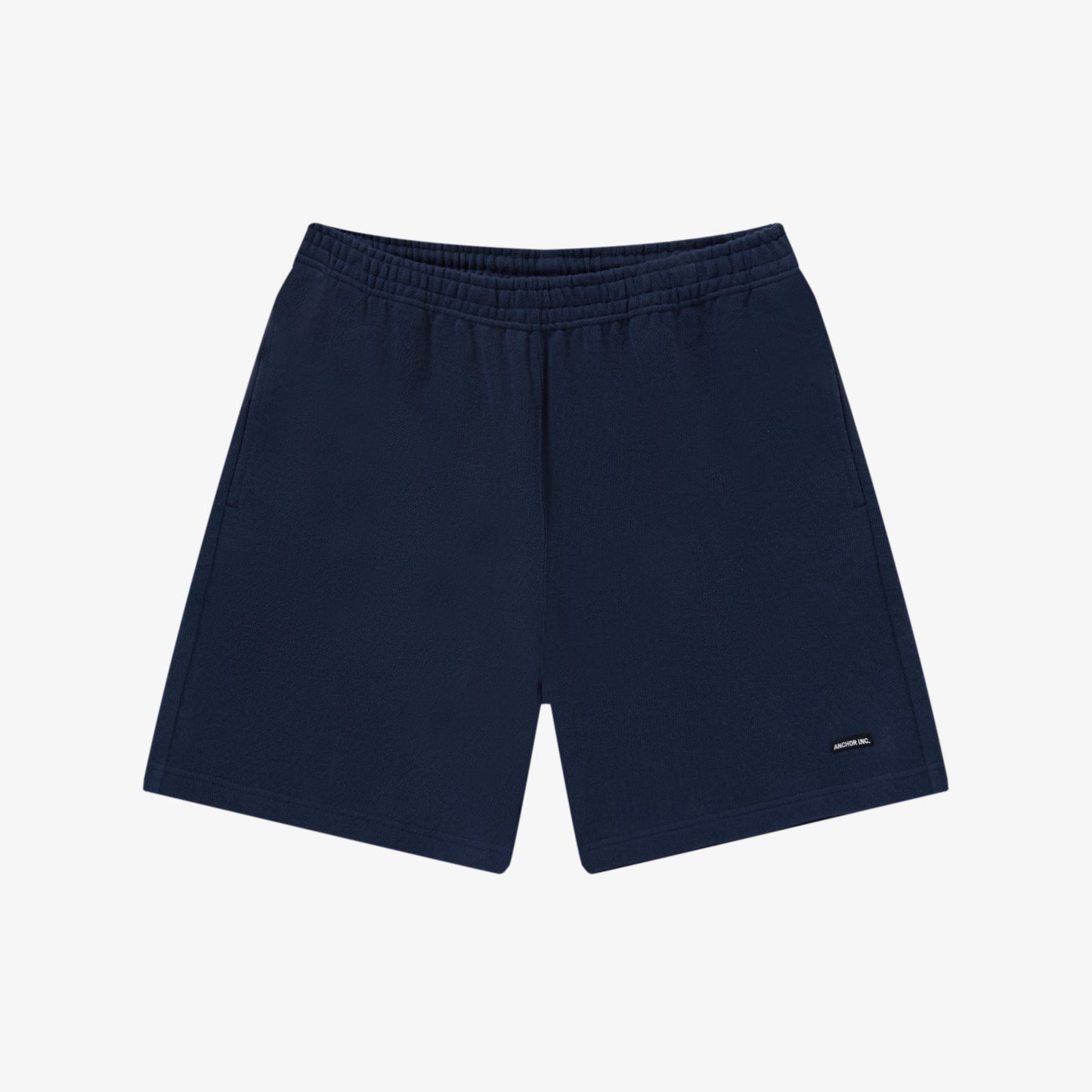 BOLD LOGO PATCHED SWEAT SHORTS NAVY