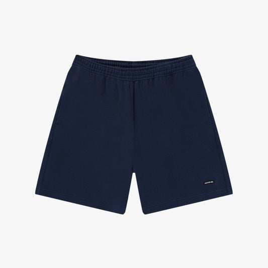 BOLD LOGO PATCHED SWEAT SHORTS NAVY