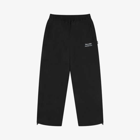 NYLON TRACK PANTS BLACK