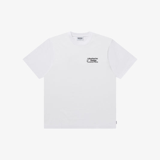 MARKER LOGO TEE WHITE