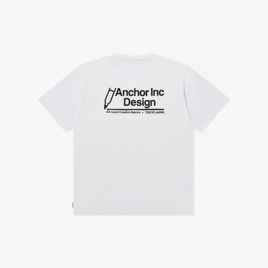 MARKER LOGO TEE WHITE