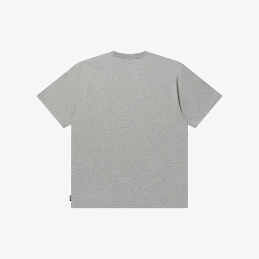 SMALL LOGO POCKET TEE HEATHER GRAY